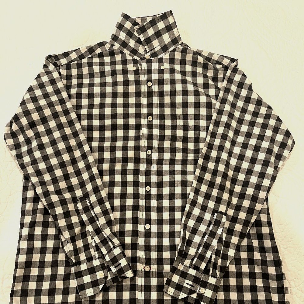 Men's L Cremieux button down gray